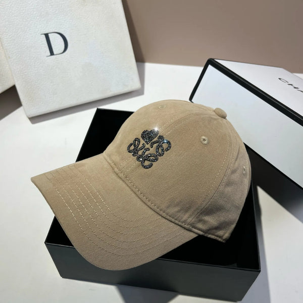 Love Anagram Suede Baseball Cap