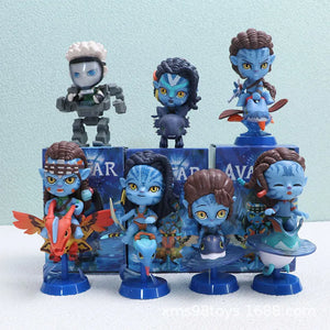 Avatar Chibi Na'vi and Pandora Creatures Blind Box Figures
