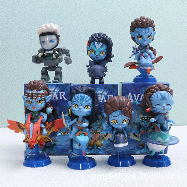 Avatar Chibi Na'vi and Pandora Creatures Blind Box Figures