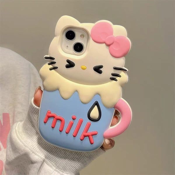 Kawaii Kitty Phone Case for iPhone 11/12/12pro max/13/13pro/13pro max/14/14pro/14pro max/15/15pro/15pro max PN6972 - Bear Hugs