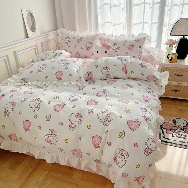 Kawaii Kitty Bedding Set PN6816 - Bear Hugs