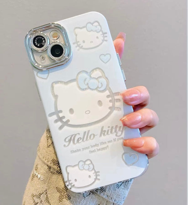 Kawaii Kitty Phone Case for iPhone 11/12/12pro max/13/13pro/13pro max/14/14pro/14pro max/15/15pro/15pro max/16/16pro/16pro max PN6981 - Bear Hugs