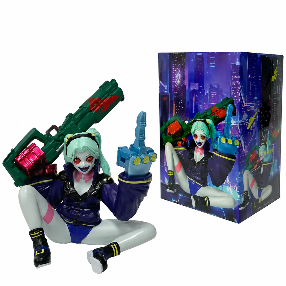 Cyberpunk Edgerunners Rebecca Crouching Figure (11 cm)