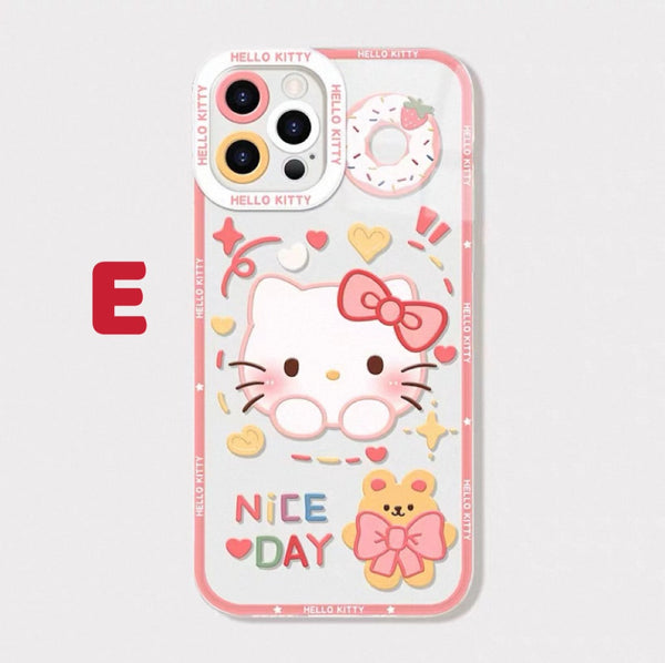 Kawaii Phone Case for iPhone 11/12/12pro max/13/13pro/13pro max/14/14pro/14pro max/15/15pro/15pro max/16/16pro/16pro max PN7055 - Bear Hugs