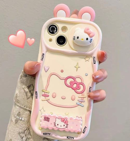 Kawaii Kitty Phone Case for iPhone 11/12/12pro max/13/13pro/13pro max/14/14pro/14pro max/15/15pro/15pro max/16/16pro/16pro max PN6980 - Bear Hugs