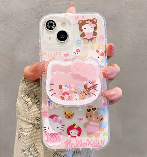 Kawaii Kitty Phone Case for iPhone 12/12pro max/13/13pro/13pro max/14/14pro/14pro max/15/15pro/15pro max/16/16pro/16pro max PN7034 - Bear Hugs
