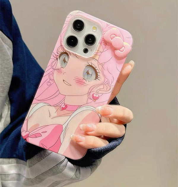Fashion Sailormoon Phone Case for iPhone 12/12pro max/13/13pro/13pro max/14/14pro/14pro max/15/15pro/15pro max/16/16pro/16pro max PN6973 - Bear Hugs