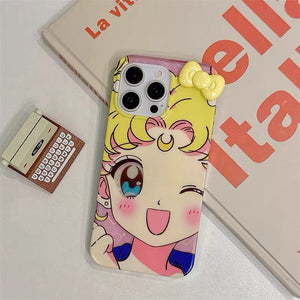 Fashion Sailormoon Phone Case for iPhone 12/12pro max/13/13pro/13pro max/14/14pro/14pro max/15/15pro/15pro max/16/16pro/16pro max PN6973 - Bear Hugs