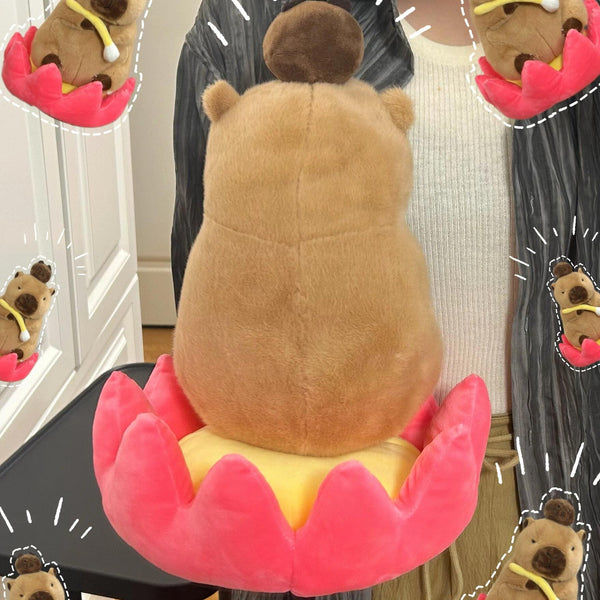 Capybara + lotus💓 - Bear Hugs