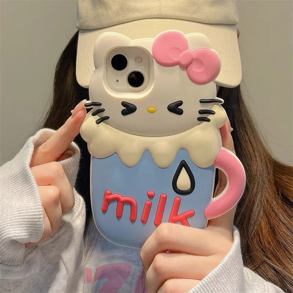 Kawaii Kitty Phone Case for iPhone 11/12/12pro max/13/13pro/13pro max/14/14pro/14pro max/15/15pro/15pro max PN6972 - Bear Hugs