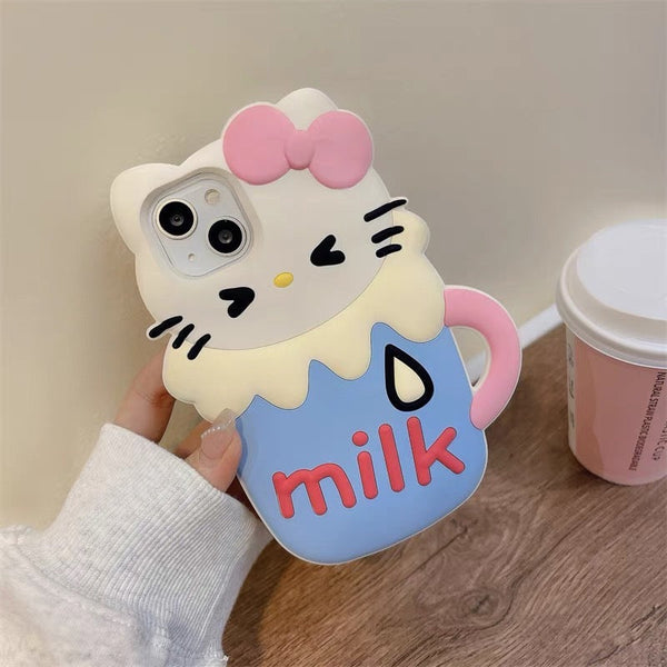 Kawaii Kitty Phone Case for iPhone 11/12/12pro max/13/13pro/13pro max/14/14pro/14pro max/15/15pro/15pro max PN6972 - Bear Hugs
