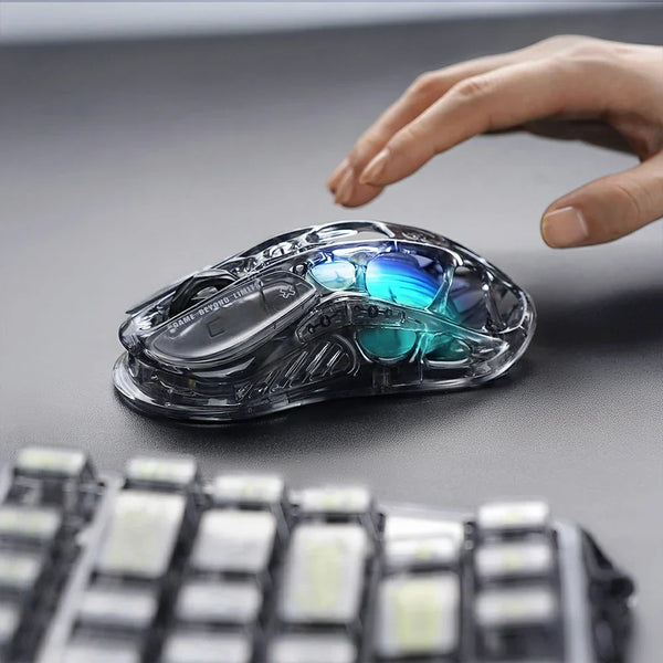 Gravastar Mercury M2 Transparent Black Mouse