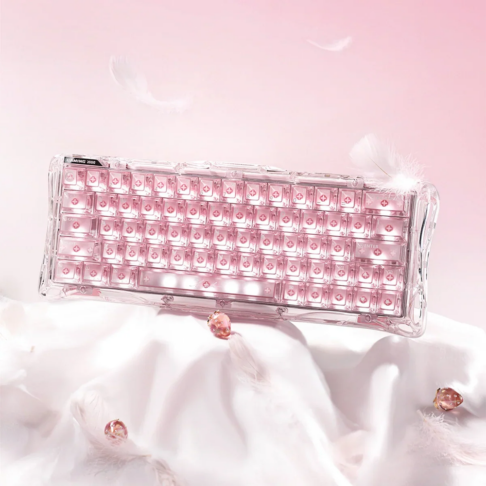 Gravastar Mercury V60 Crystal Rose Keyboard