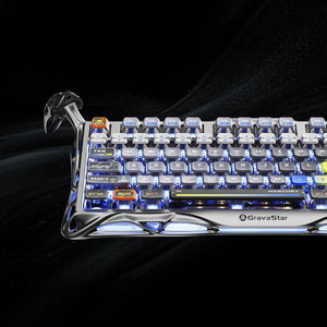 Gravastar Mercury K1 Pro Interstellar Silver Keyboard