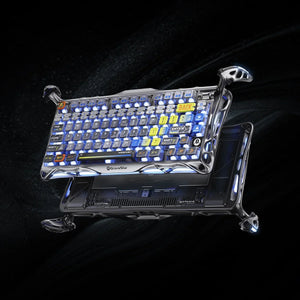 Gravastar Mercury K1 Pro Interstellar Silver Keyboard