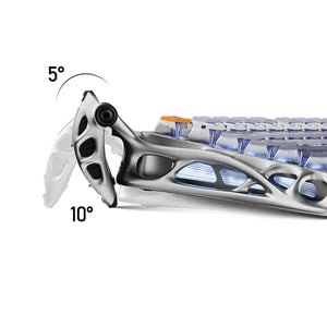 Gravastar Mercury K1 Pro Interstellar Silver Keyboard