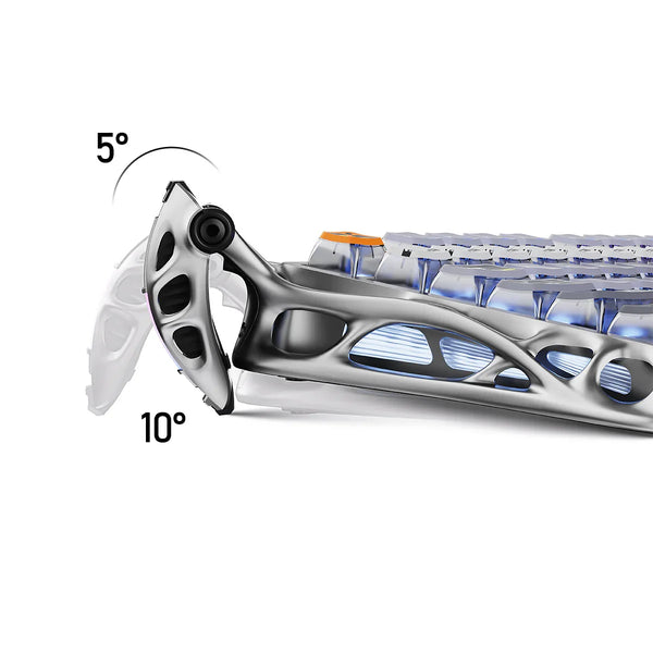 Gravastar Mercury K1 Pro Interstellar Silver Keyboard
