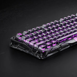 Gravastar Mercury V75 Lite Transparent Black Keyboard
