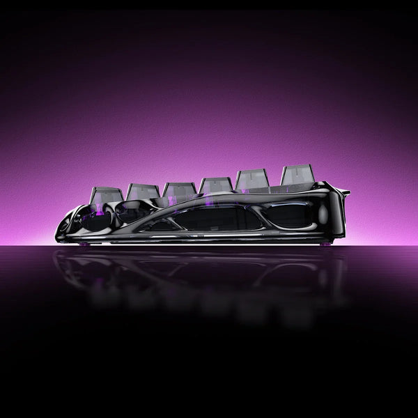 Gravastar Mercury V75 Lite Transparent Black Keyboard