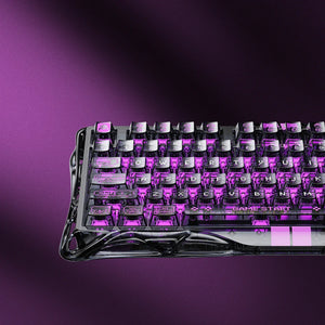 Gravastar Mercury V75 Lite Transparent Black Keyboard