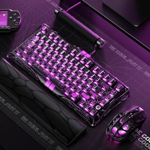 Gravastar Mercury V75 Lite Transparent Black Keyboard