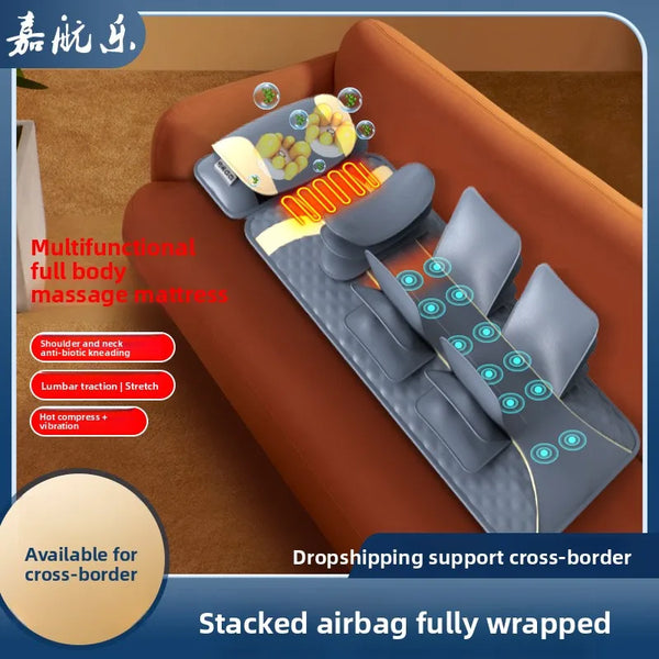 Multifunctional Smart Full Body Electric Massager Home Use Airbag Kneading Heating Mattress Neck Waist Leg Kneading Machine - Bear Hugs