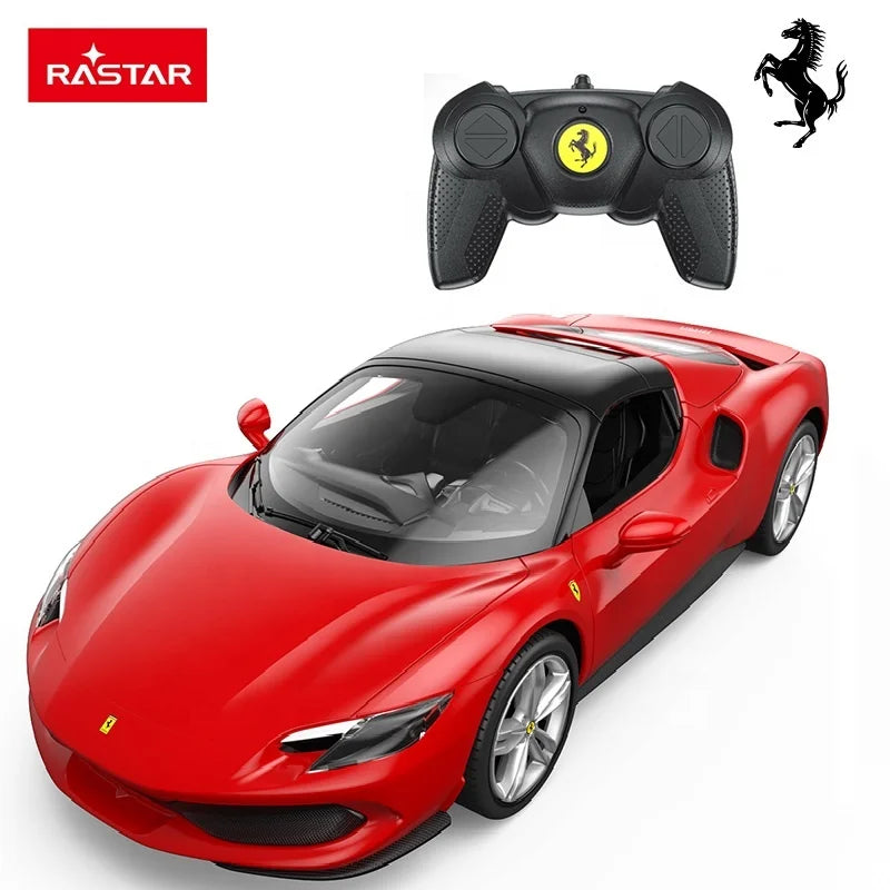 Rastar Juguetes Carros a Control Remoto 1:16 Ferrari 296 GTS Licensed RC Car Remote Control Car Children Toys for Kids - Bear Hugs