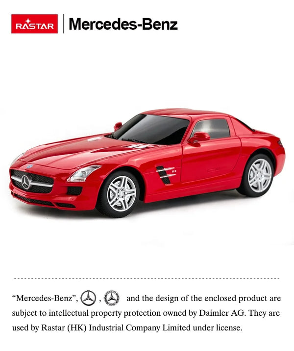 Rastar Toys 1:24 Remote Control Car Kids Toys Sports Car Children Toy Electric RC Cars Mercedes-Benz - Bear Hugs