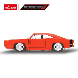 Rastar 99060 1/16 Scale Dodge Electric High Speed Rc Car Vintage Style Racing Muscle Car with LED Lights & Sounds USB Charging - Bear Hugs