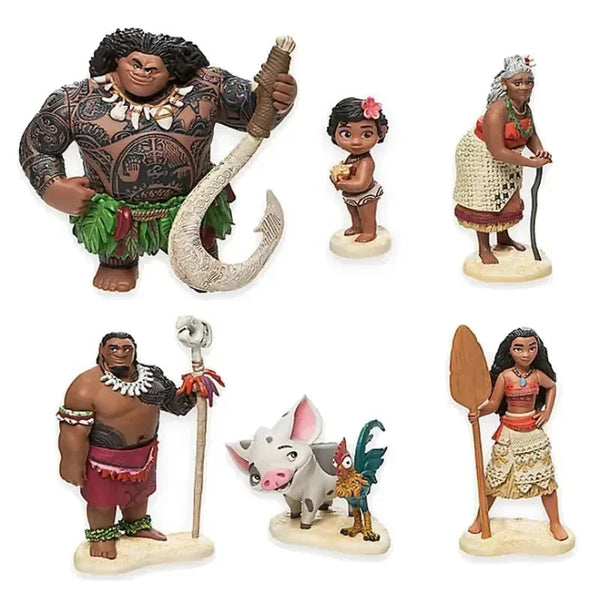 Ocean's Allies Moana Action Figurines (Set of 5)