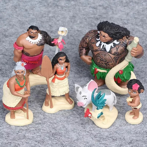 Ocean's Allies Moana Action Figurines (Set of 5)