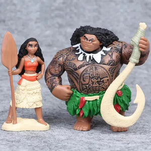 Ocean's Allies Moana Action Figurines (Set of 5)