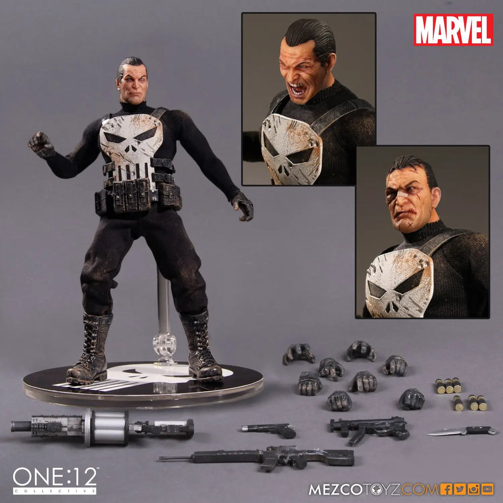 the PUNISHER 1:12 COLLECTIVE Action Figure Toys - Bear Hugs