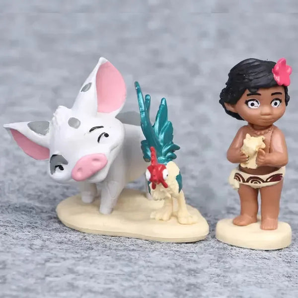 Ocean's Allies Moana Action Figurines (Set of 5)