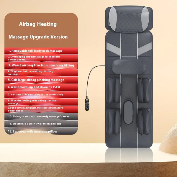 Multifunctional Smart Full Body Electric Massager Home Use Airbag Kneading Heating Mattress Neck Waist Leg Kneading Machine - Bear Hugs