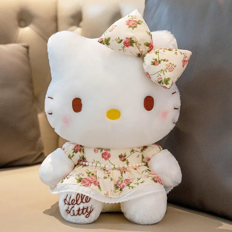 Hello Kitty Floral Dress Plush - Bear Hugs