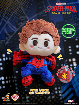 Hot Toys Cosbi Spiderman Brand New Day Plush Keychain