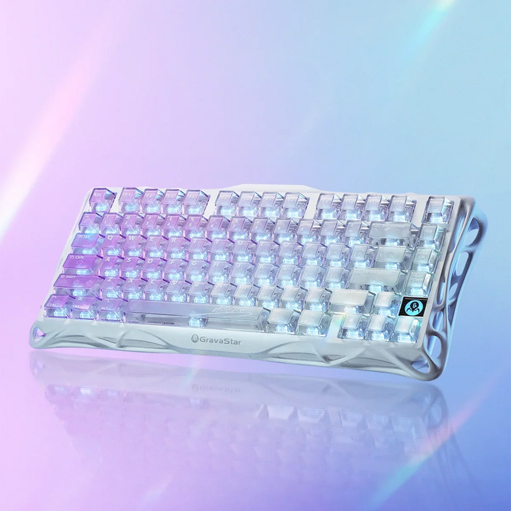 Gravastar Mercury K1 Lite Crystal Aurora Keyboard