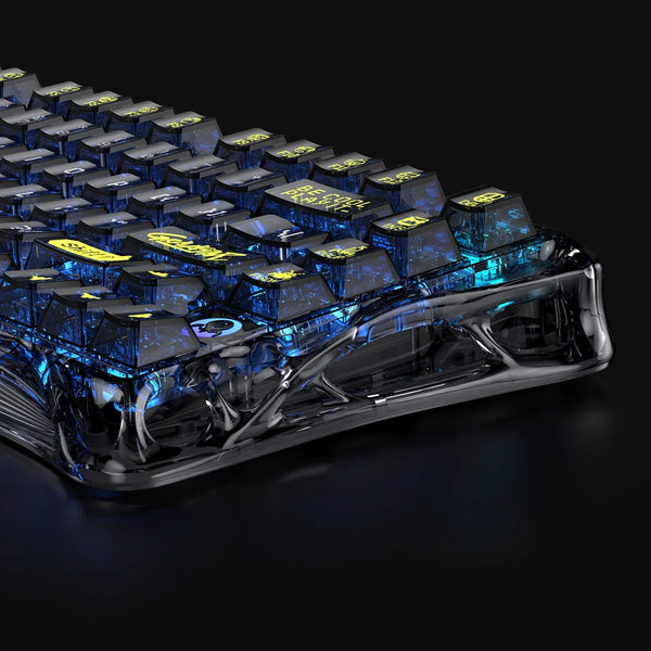 Gravastar Mercury K1 Lite Transparent Black Keyboard