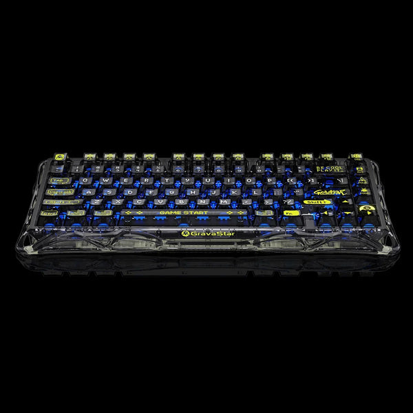 Gravastar Mercury K1 Lite Transparent Black Keyboard