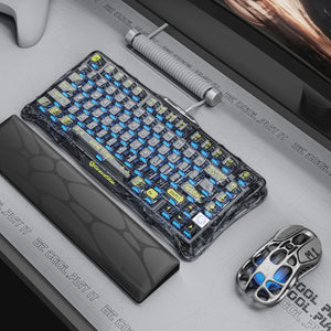 Gravastar Mercury K1 Lite Transparent Black Keyboard