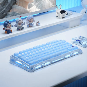 Gravastar Mercury K1 Ice Blue Keyboard