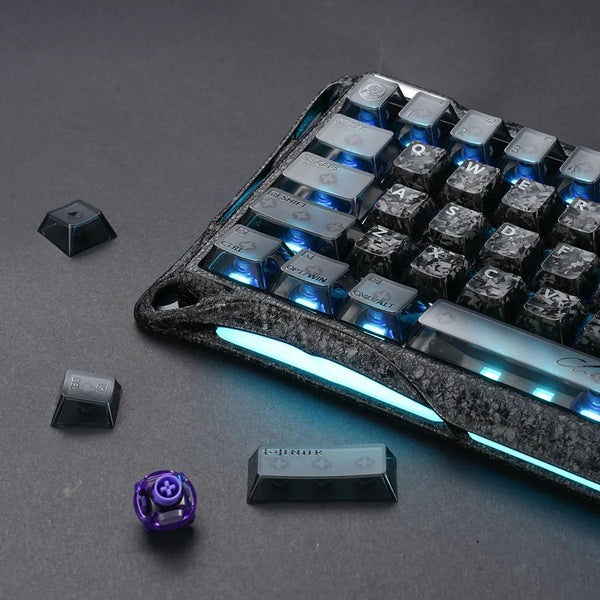 Gravastar Mercury V60 Pro Cyber Frost Black Keyboard
