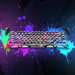 Gravastar Mercury V75 Pro Neon Graffiti Keyboard