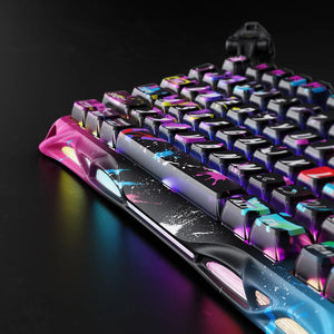 Gravastar Mercury V75 Pro Neon Graffiti Keyboard