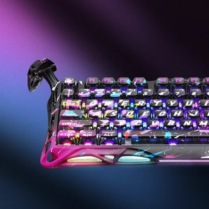 Gravastar Mercury V75 Pro Neon Graffiti Keyboard