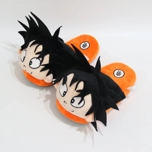 Dragon Orb Saiyan Steps Plush Slippers