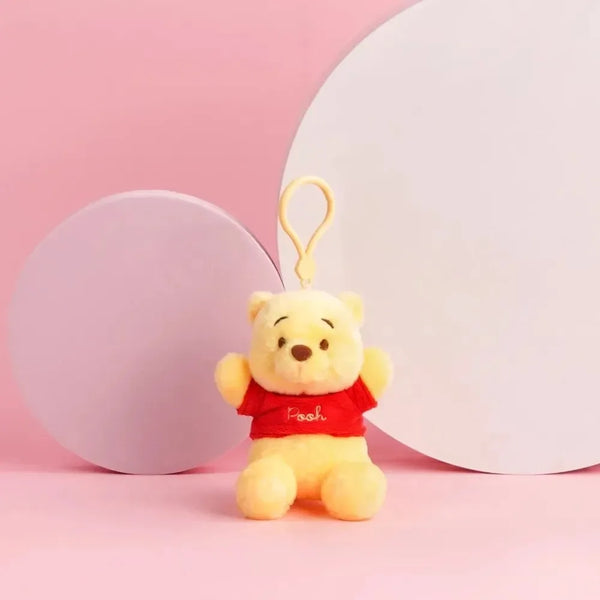 Rainbow Clouds Honey Bear & Hoglet Keychain