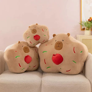 Star Capybara Plush Pillow