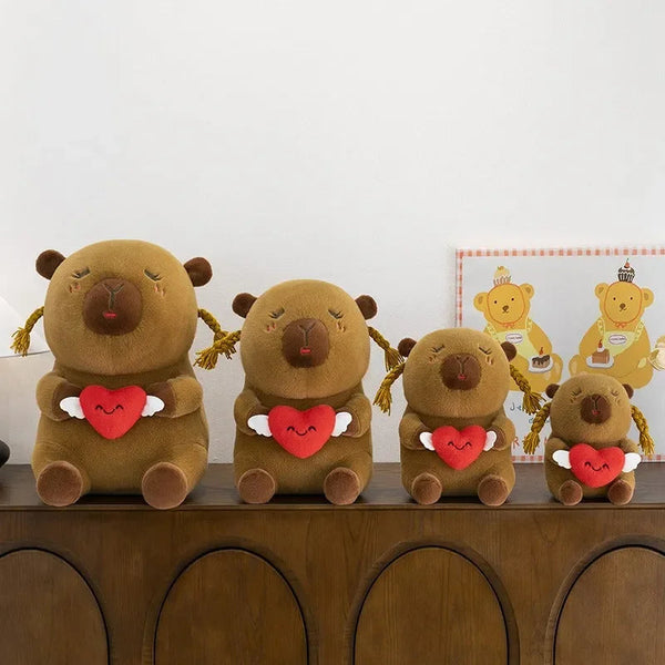 Pigtailed Sweetheart Capybara Plush